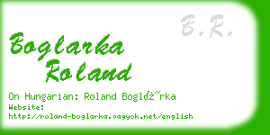 boglarka roland business card